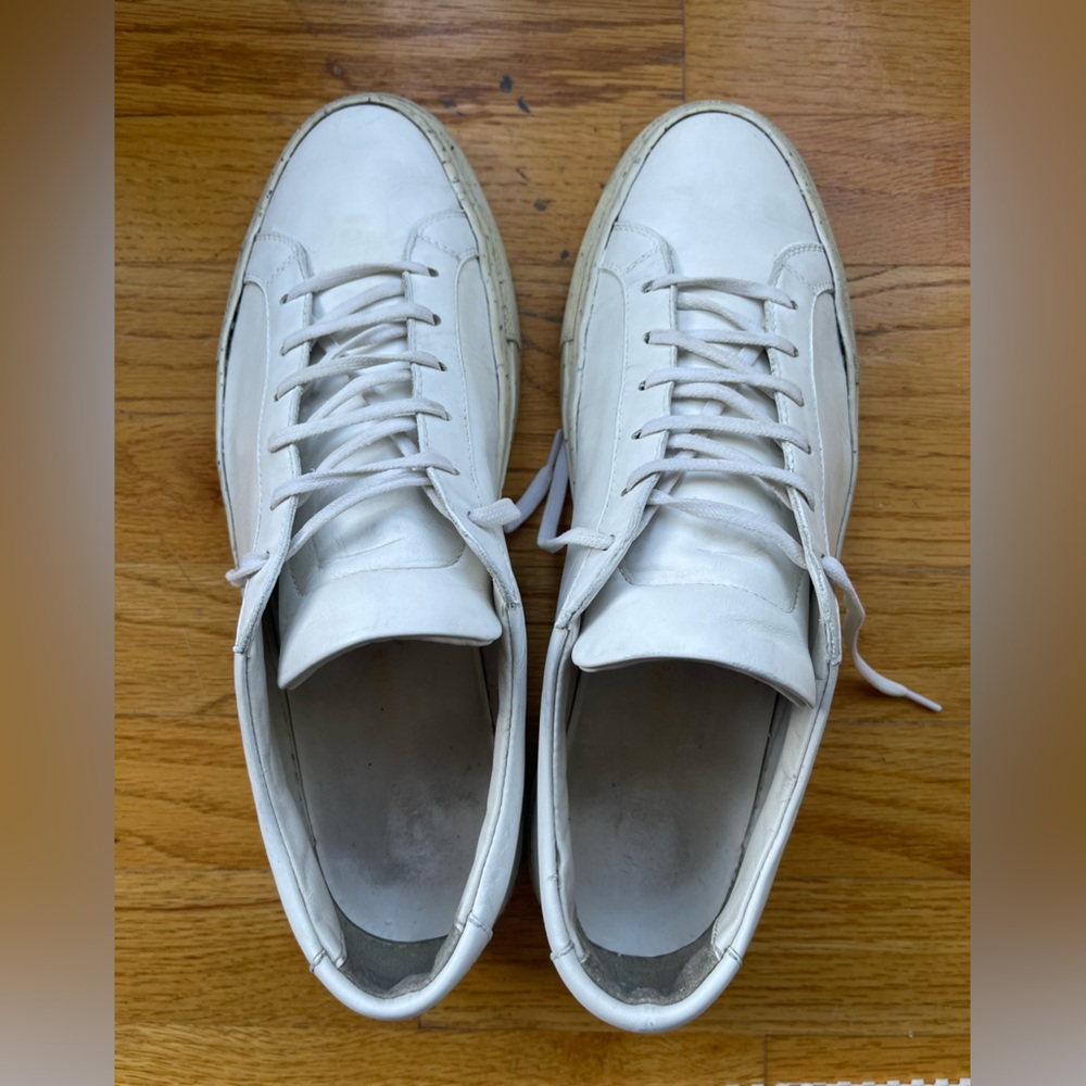 Common Projects Achilles Low in white with sprinkled sole - rare size 42